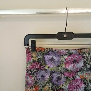 LulaRoe Floral Cassie Skirt Small